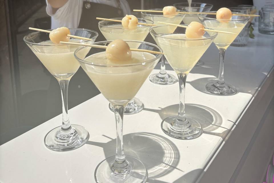 Martini de lychee