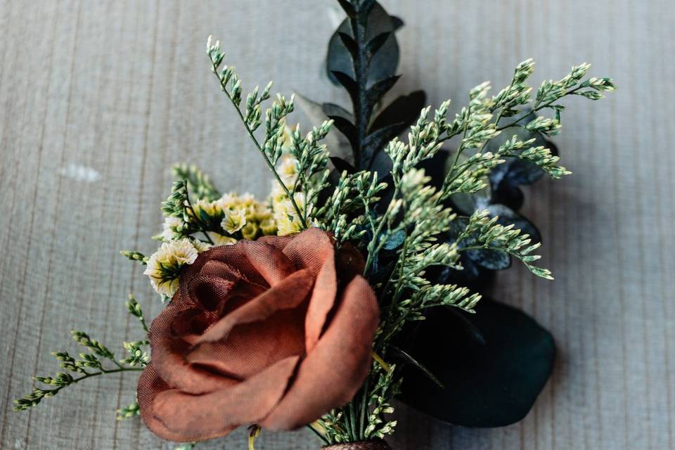Boutonniere del novio