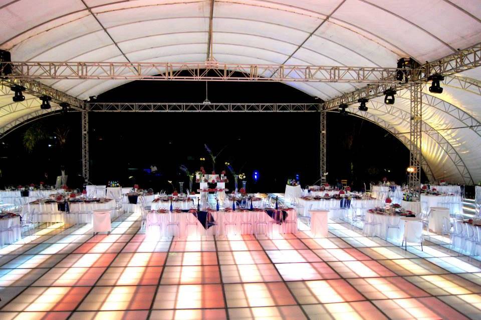 Toldo iluminado