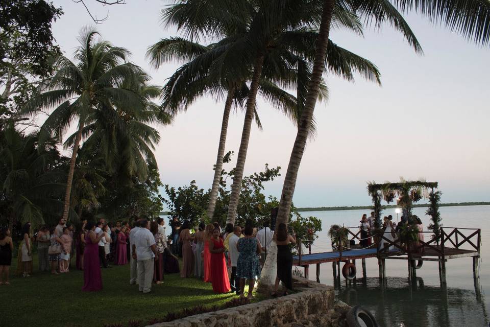 Boda Civil frente al mar