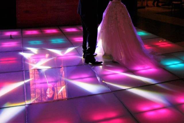 Pantalla LED pista de cristal