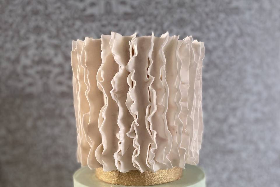 Modern sweet cake