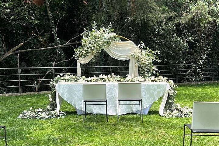 Jardín principal