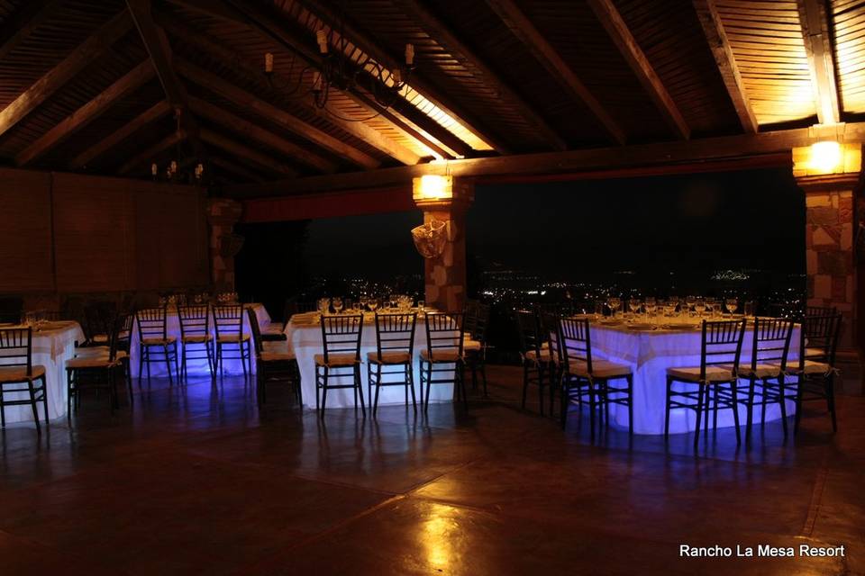 Mesa iluminadas