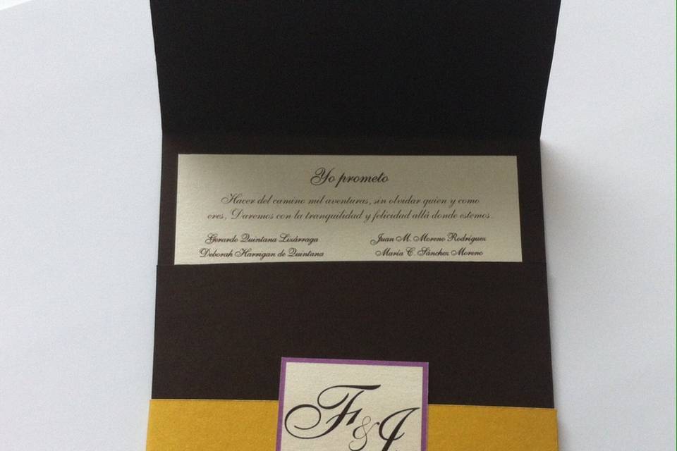 Invitación boda