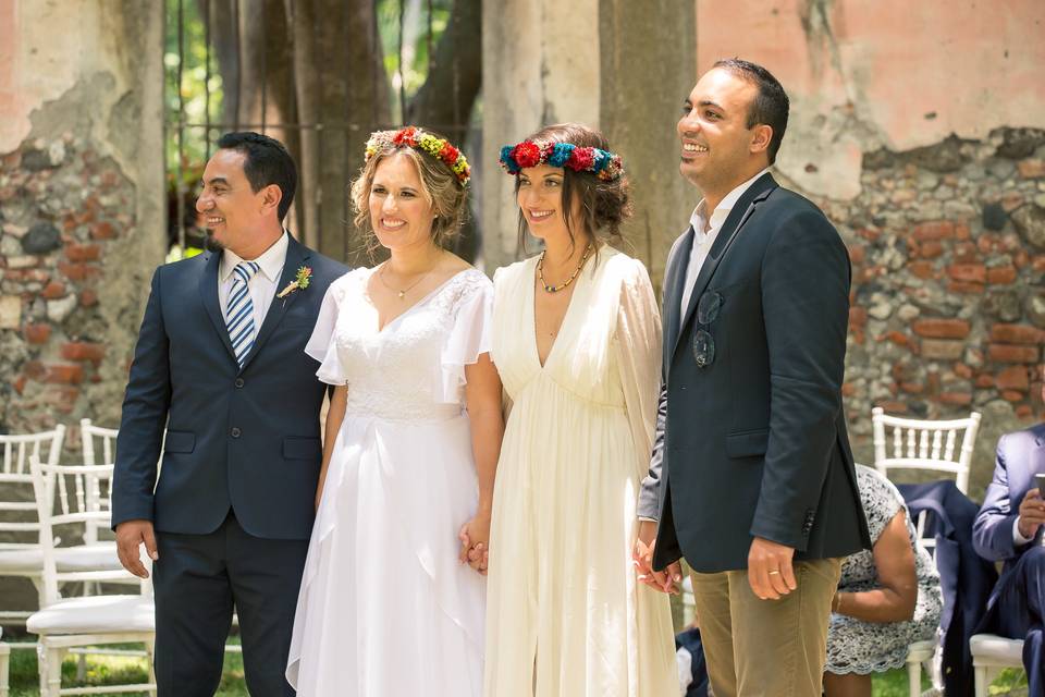 Boda doble/ simbólica