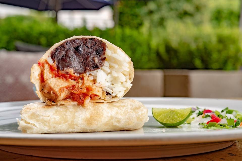 Burrito de chicharrón