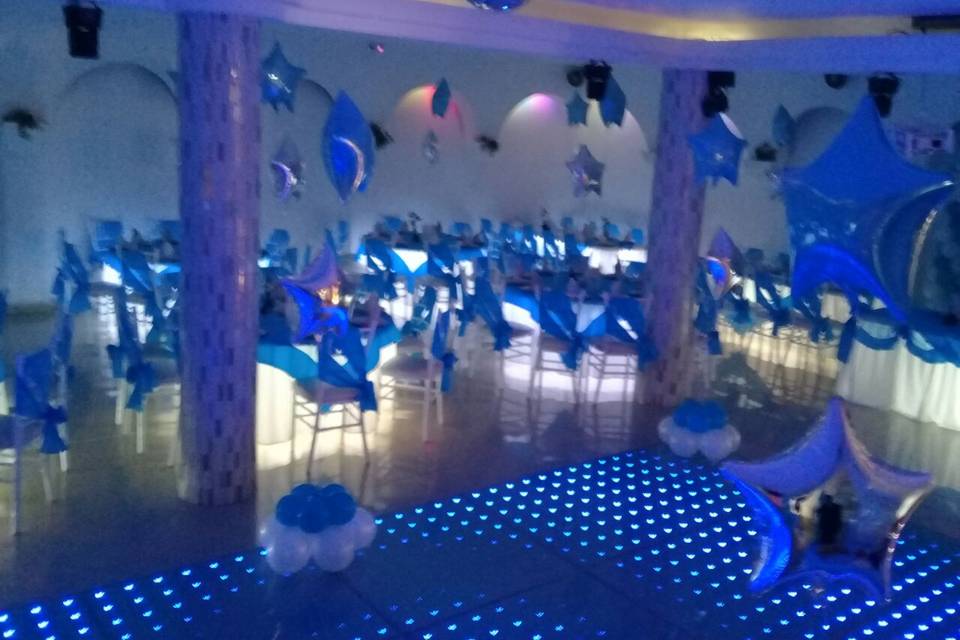 Salón elvis azul