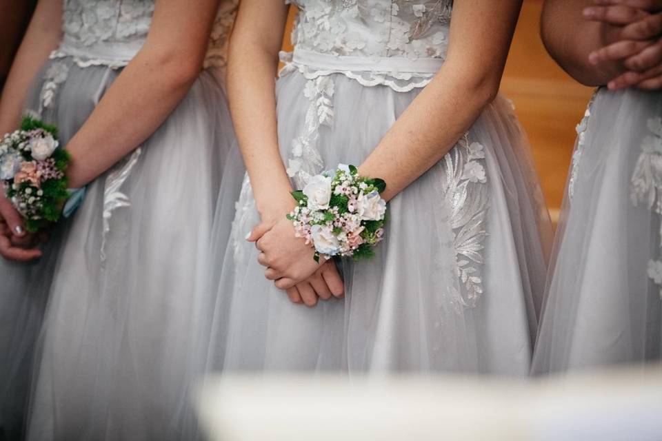 Pulseras florales