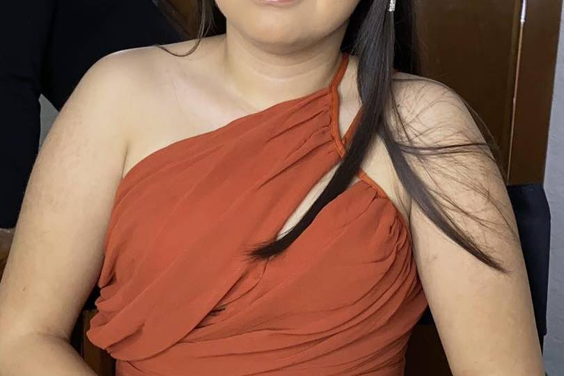 Maquillaje en dorado