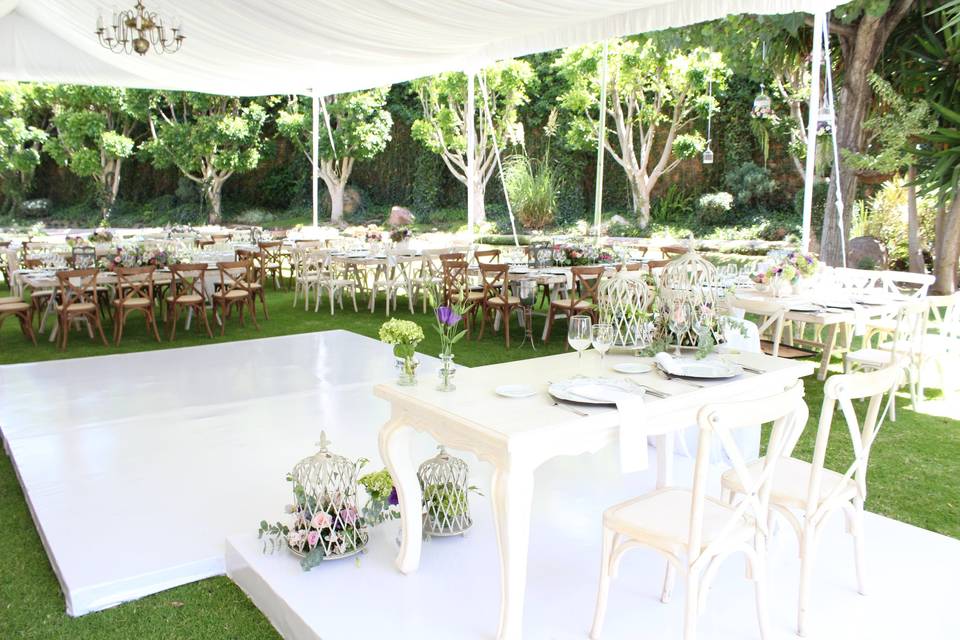 Bodas en jardín