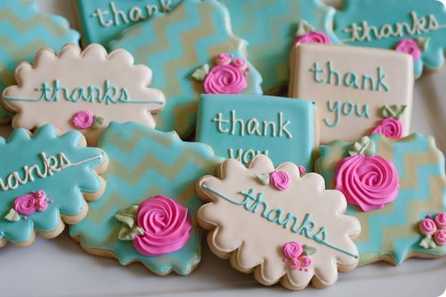 Galletas de agradecimiento