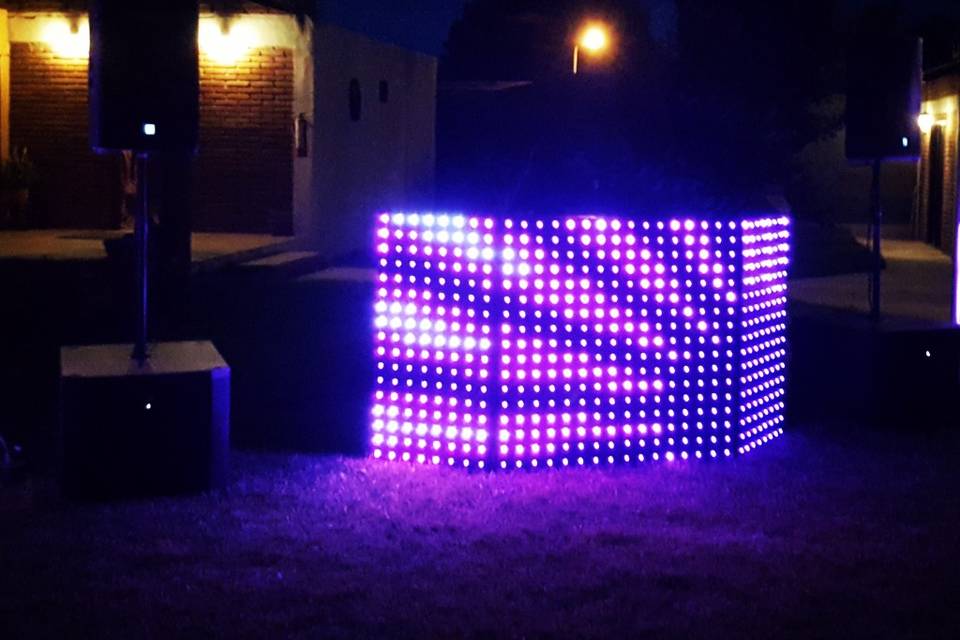 Cabina DJ led