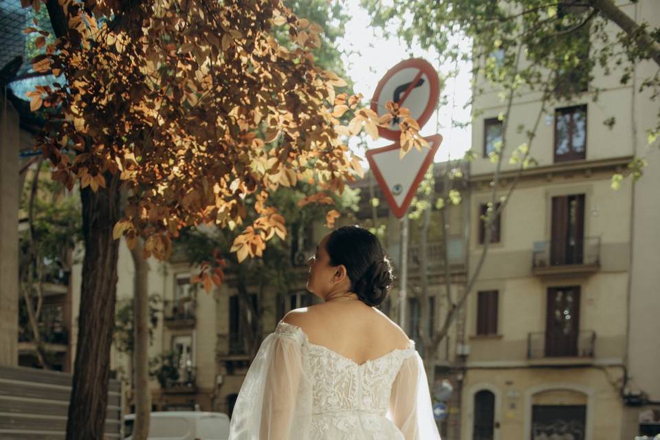 Vestido morera