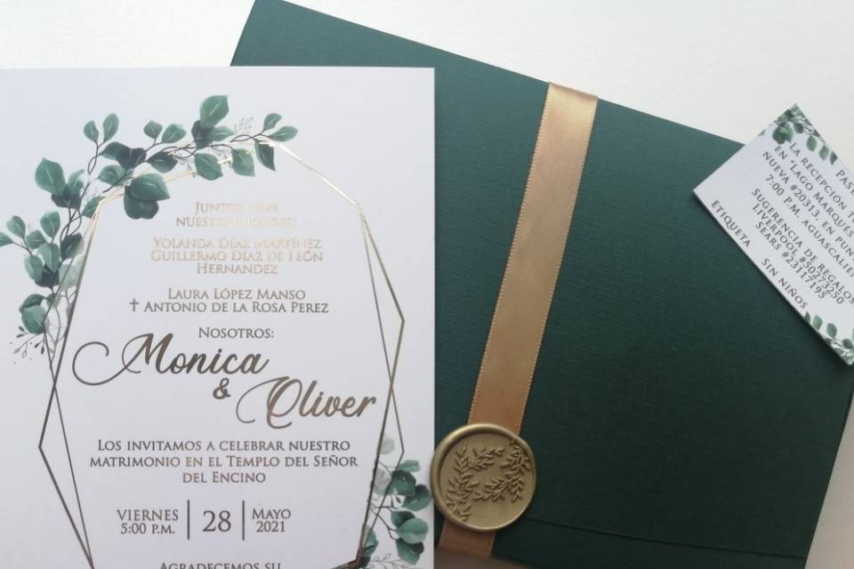 Invitaciones con caja