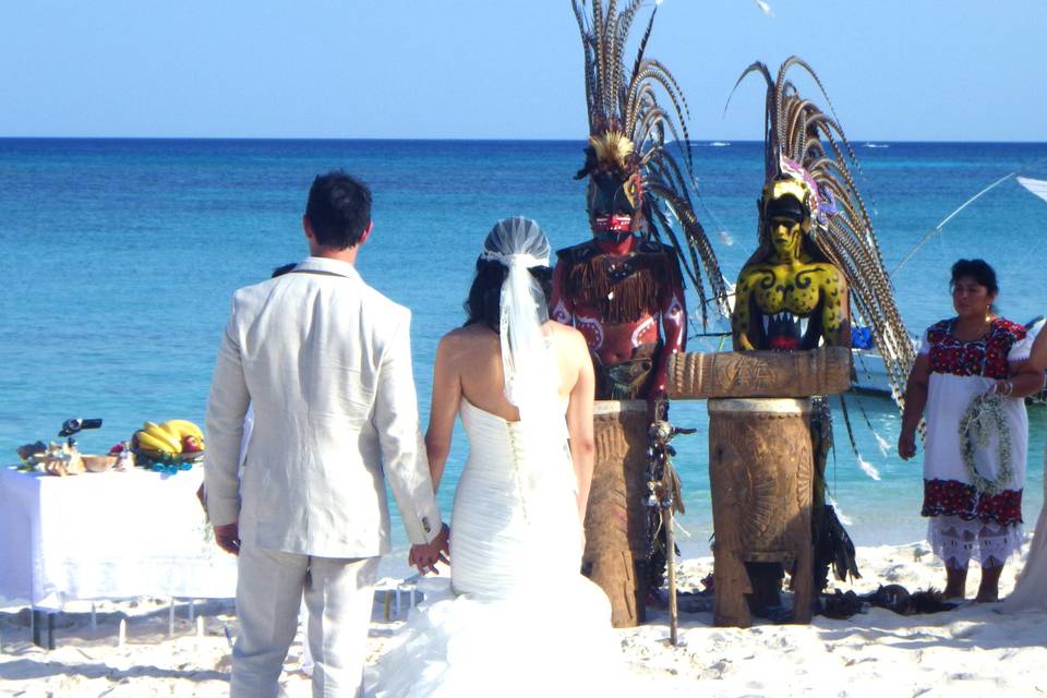 Ceremonia maya tulum