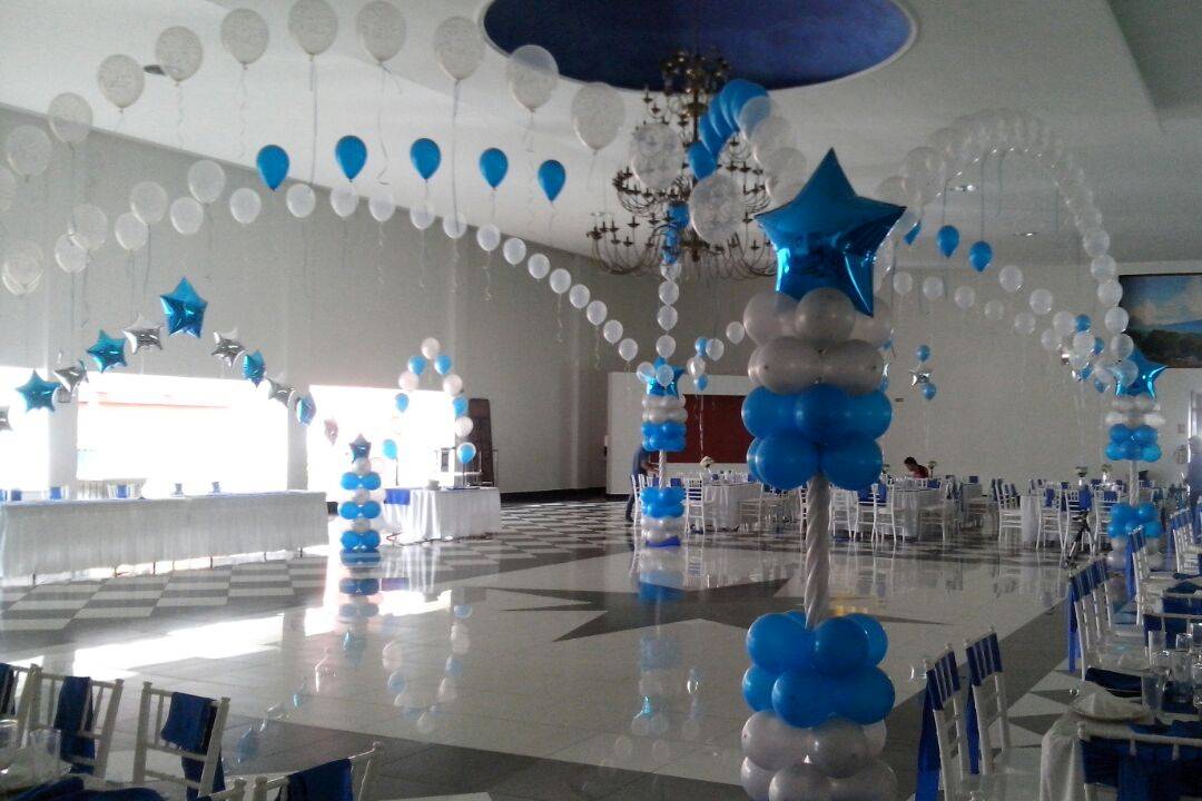 decoraciones para quinceaneras con globos