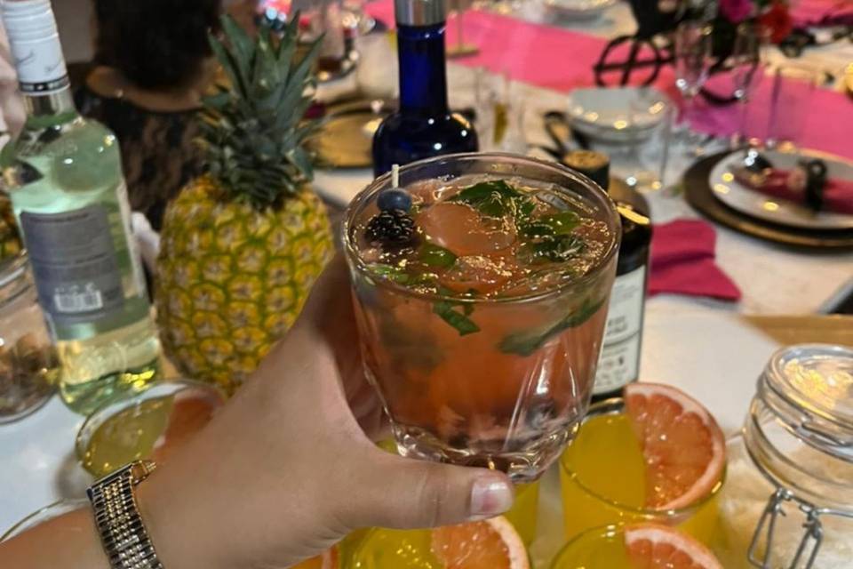 Mojito de frutos rojos