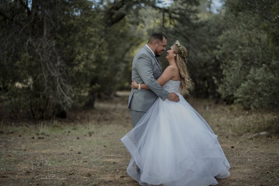 A & E trash the dress