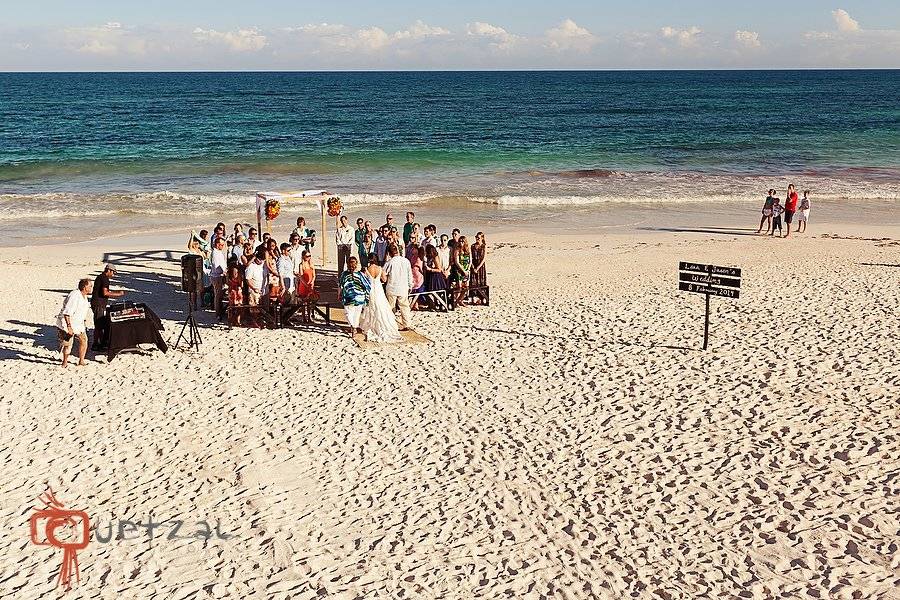 Wedding in Playa Azul