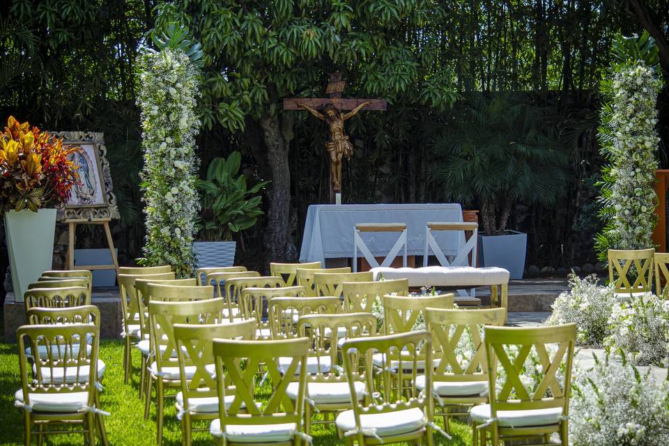 Boda en jardín