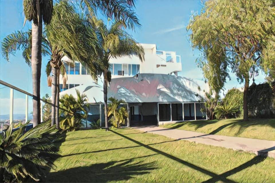 Terraza y jardín