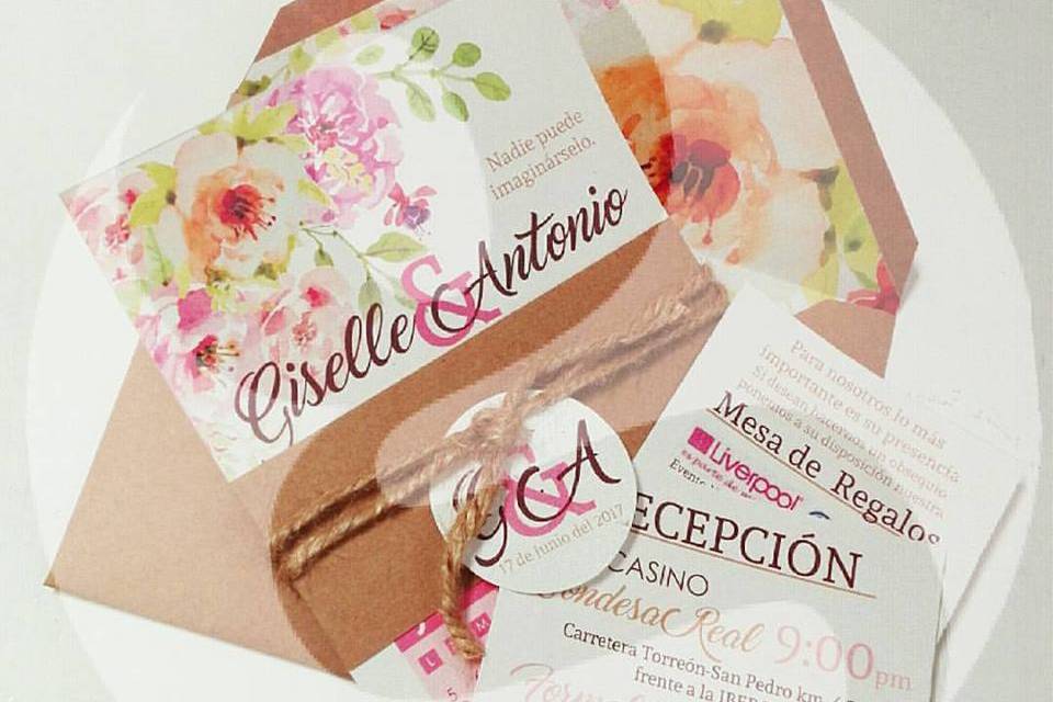 Invitación Floral