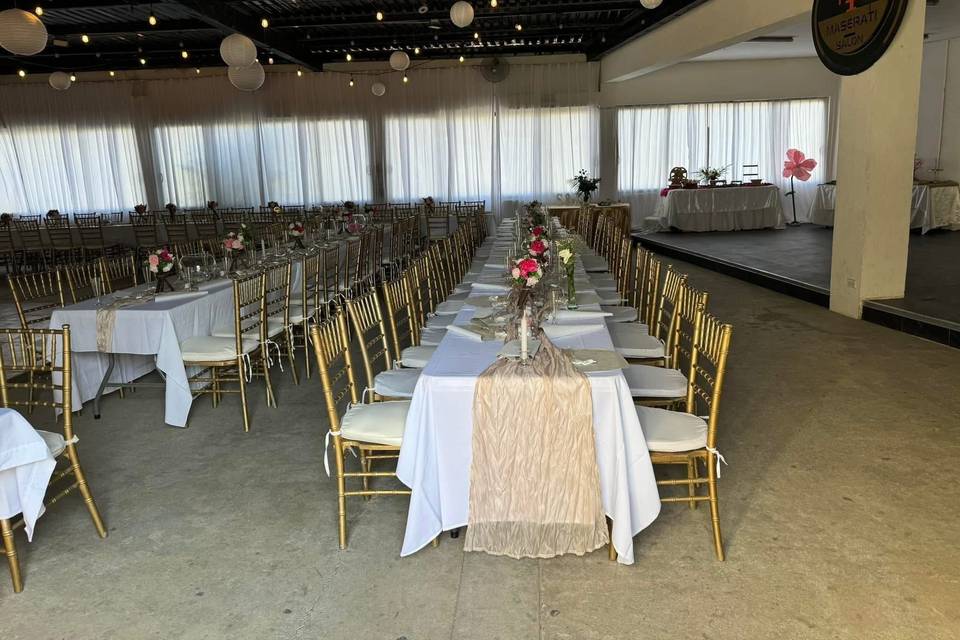 Decoración de boda en maserati