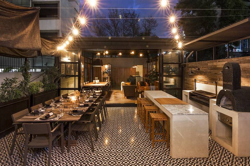 Elegante terraza