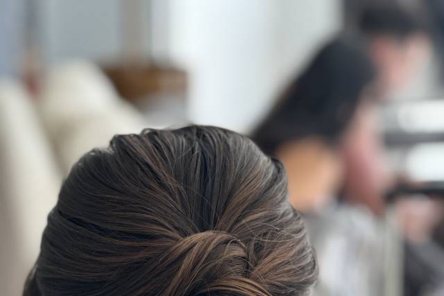 Peinado recogido para novia