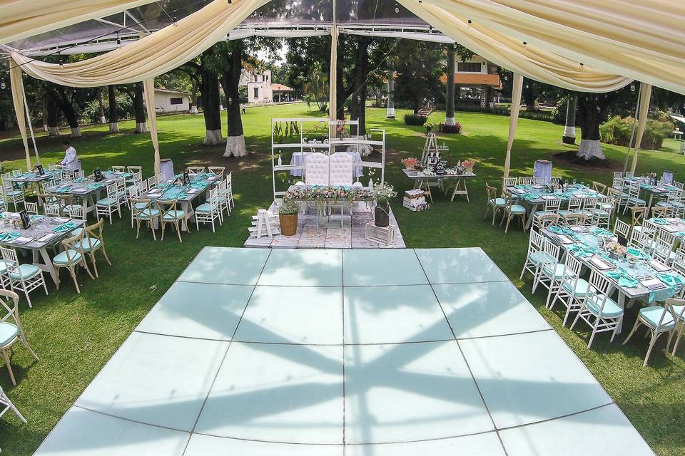 Boda con Carpa Transparente