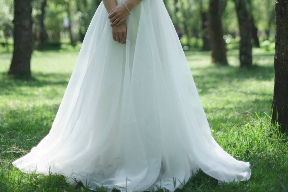 Vestido de novia civil