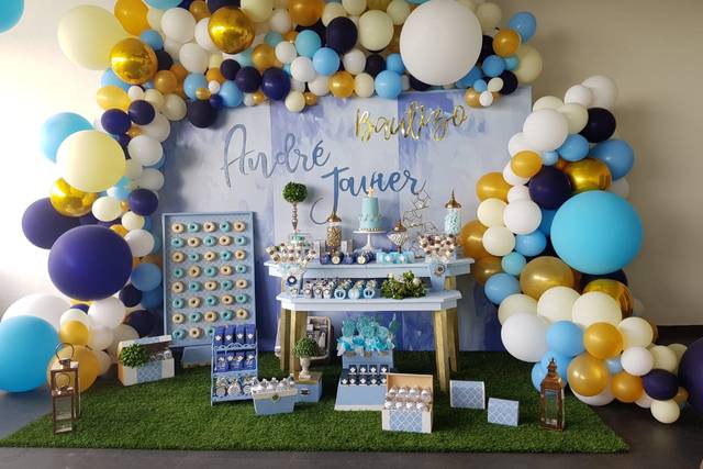 Candy bar con globos