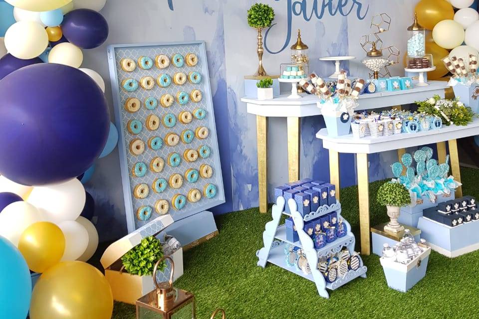 Candy bar con globos