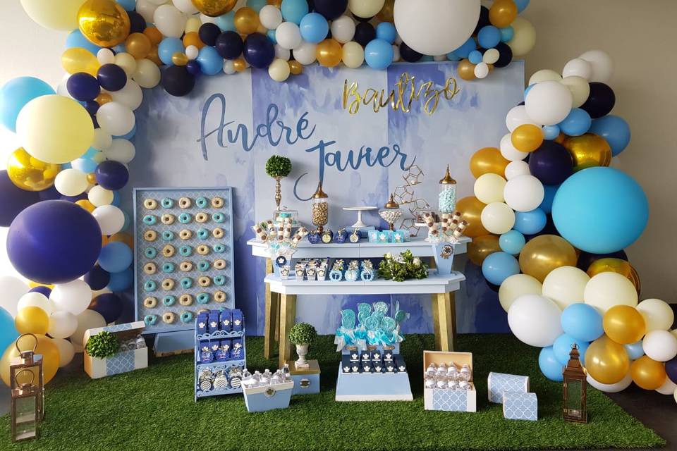 Candy bar con globos