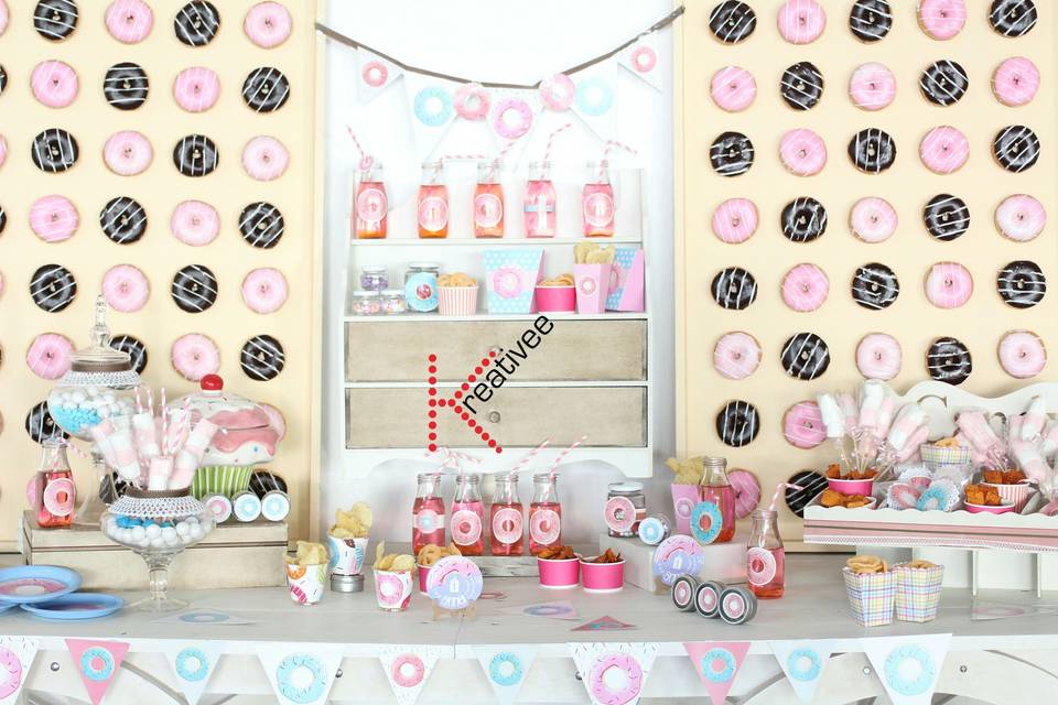 Candy Bar con donas