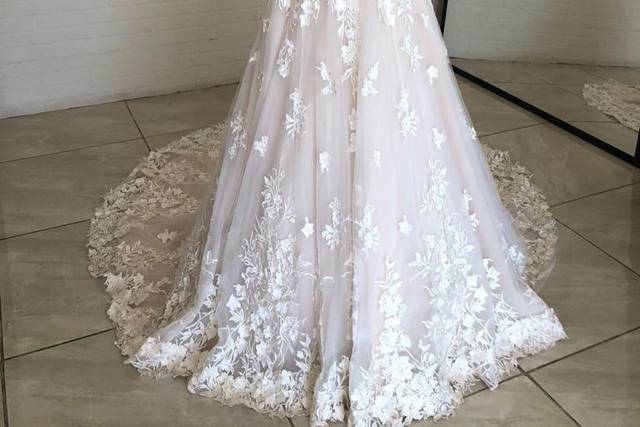 Vestido con mangas