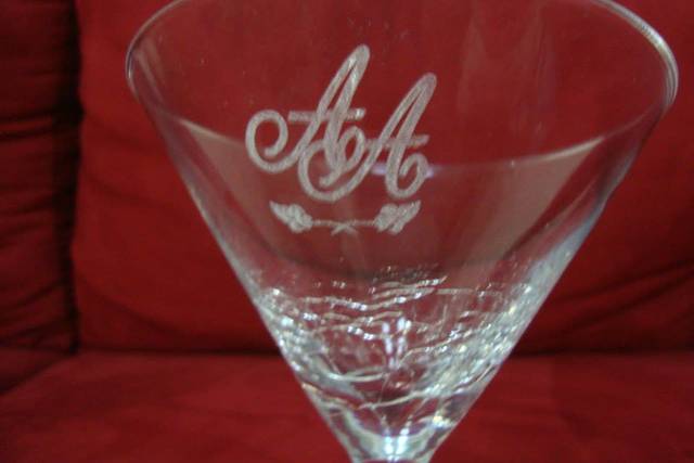 Grabado en copas boda