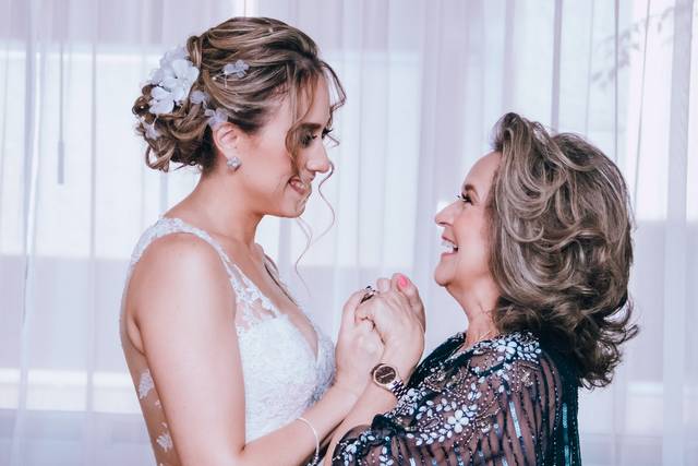 Novia y su mamá