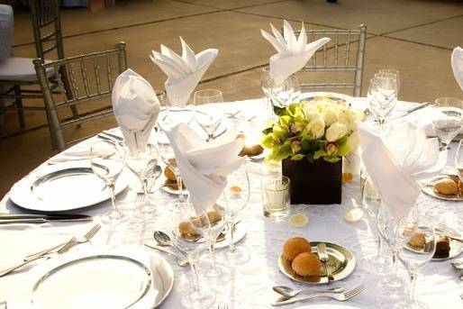 Decoración de las mesas