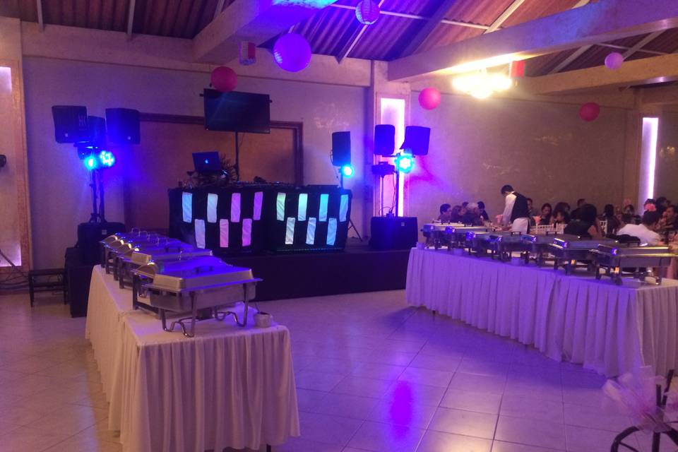 Presentacion con buffet