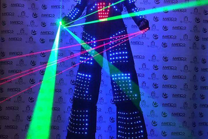 Cryoman, robot de leds