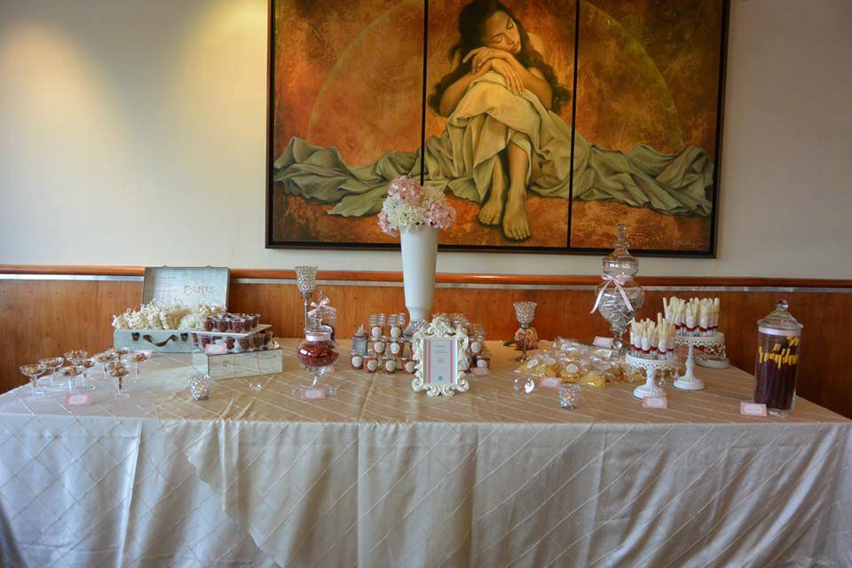 Mesa de dulces para boda