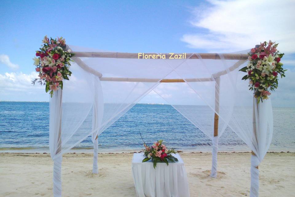 Corsage para gazebo