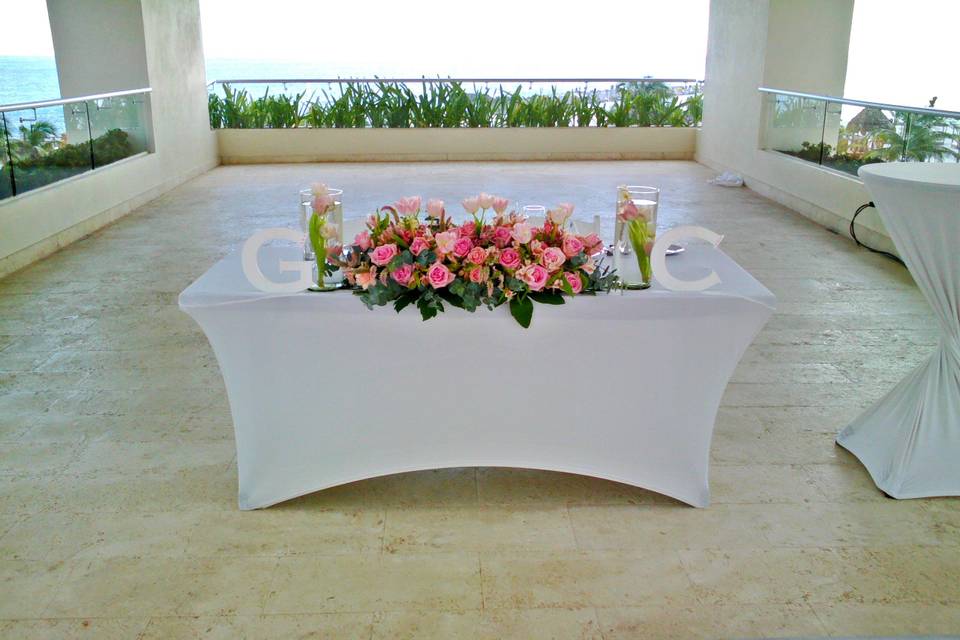Mesa de novios