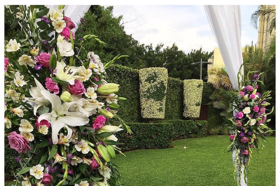 Gazebos florales