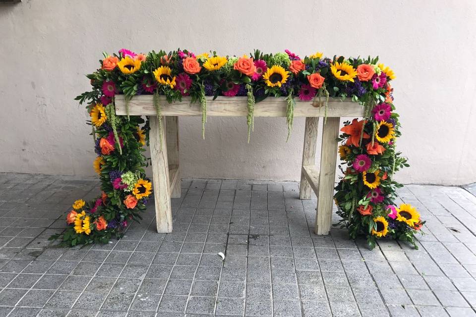 Mesa de novios