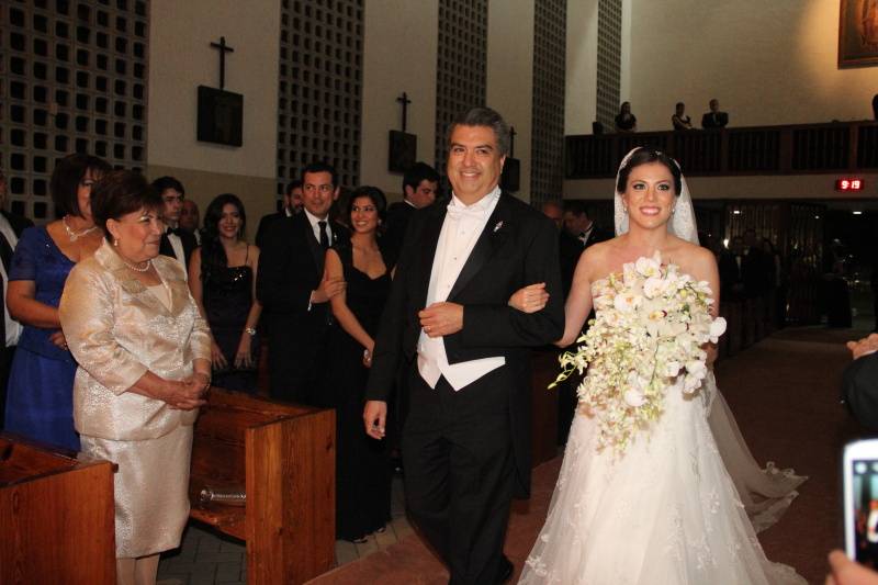 La novia y su papá