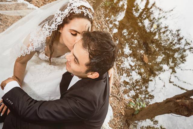 Sesión trash the dress novios