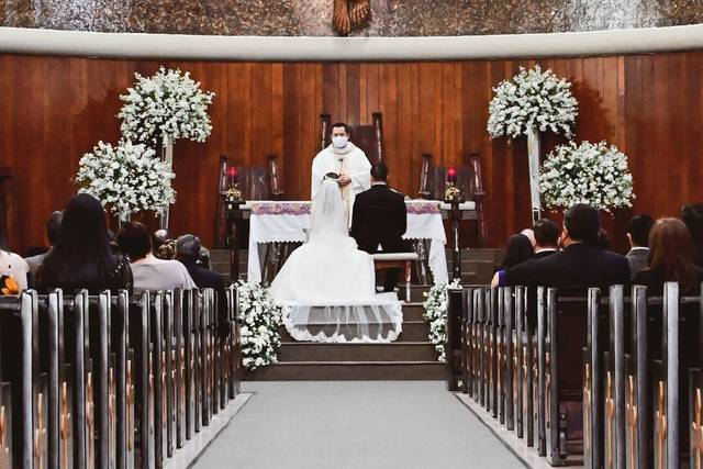 Durante la ceremonia religiosa
